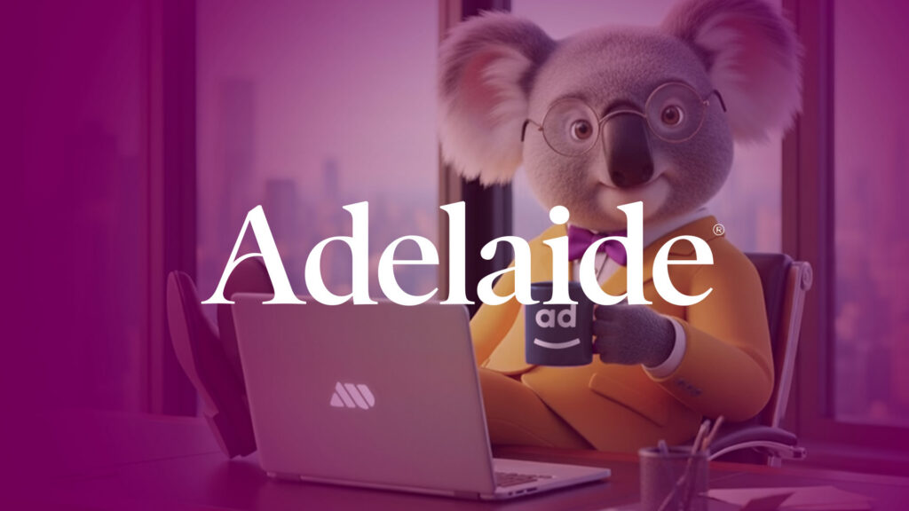 Adelaide logo and koala